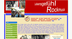 Desktop Screenshot of mein-lebensgefuehl-rockmusik.de