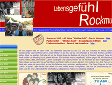 Tablet Screenshot of mein-lebensgefuehl-rockmusik.de